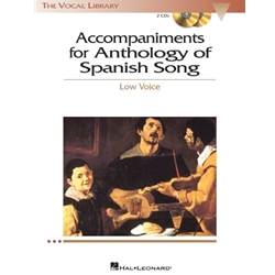 Anthology of Spanish Song Accompaniment CD - Low Voice