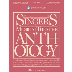 Singer's Musical Theatre Anthology, Vol 3 - Baritone/Bass Book with Online Audio