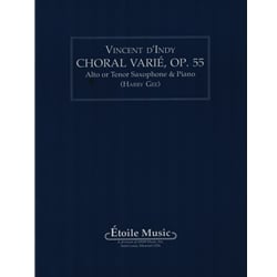 Choral Varie, Op. 55 - Alto Sax & Piano