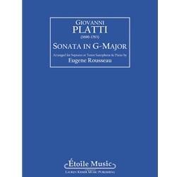 Sonata in G Major - Soprano (or Tenor) Sax and Piano