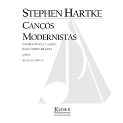Cancos Modernistas - High Voice, Clarinet, Bass Clarinet and Viola