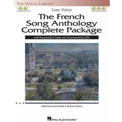 French Song Anthology Complete Package (Bk/CD) - Low Voice and Piano