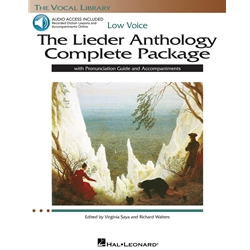 Lieder Anthology: Complete Package (Book/Audio) - Low Voice and Piano