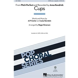 Cups (from Pitch Perfect) - SATB opt. a cappella