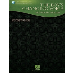 Boy's Changing Voice: 20 Vocal Solos - Book with Online Audio