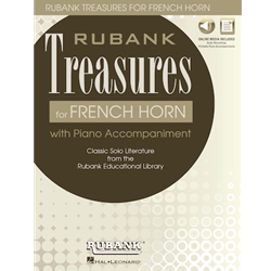 Rubank Treasures for French Horn - Book/Audio