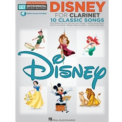 Disney for Clarinet - Book with Audio Access