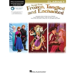 Songs from Frozen, Tangled and Enchanted (Book/Audio) - Clarinet