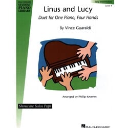 Linus and Lucy - 1 Piano 4 Hands