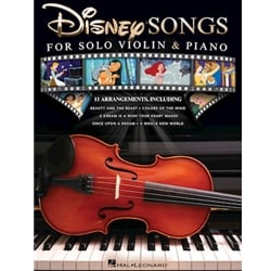 Disney Songs for Solo Violin and Piano
