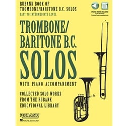 Rubank Book of Trombone/Baritone B.C. Solos: Easy to Intermediate