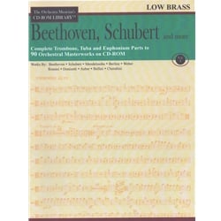 Orchestra Musician's CD-ROM Library, Vol. 1: Beethoven, Schubert and More - Low Brass
