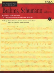 Orchestra Musician's CD-ROM Library, Vol. 3: Brahms, Schumann and More - Viola
