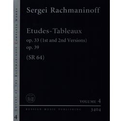 Etudes-Tableaux, Opp. 33 and 39 - Piano
