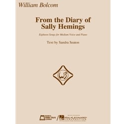 From the Diary of Sally Hemings - Medium Voice and Piano