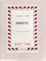 Bergerettes - Violin, Cello and Piano