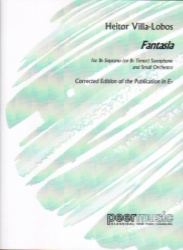 Fantasia (Version in E-flat) - Soprano (or Tenor) Sax and Orchestra (Full Score)