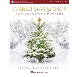Christmas Songs for Classical Players - Clarinet and Piano (Book/Audio)