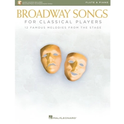 Broadway Songs for Classical Players - Flute and Piano