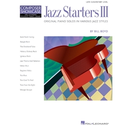 Jazz Starters III Late Elementary Piano
