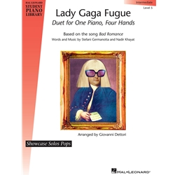 Lady Gaga Fugue - 1 Piano 4 Hands