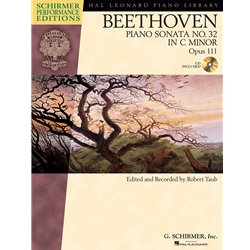 Sonata No. 32 in C Minor, Op. 111 (Bk/CD) - Piano
