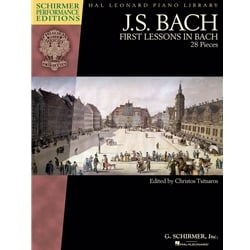 First Lessons in Bach - Piano