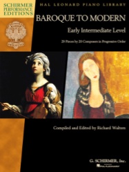 Baroque to Modern: Early Intermediate Level - Piano Solo