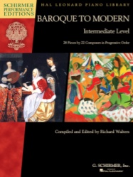Baroque to Modern: Intermediate Level - Piano Solo