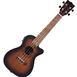 Flight DUC380CEQ Amber Mahogany A/E Concert Ukulele