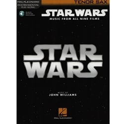 Star Wars: Music from All 9 Films (Book/Audio Access) - Tenor Sax