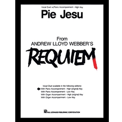 Pie Jesu - High (A-flat Major) Vocal Duet with Piano