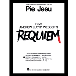 Pie Jesu - Low  (F Major) Vocal Duet with Piano