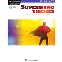 Superhero Themes (Book/Audio Access) - Clarinet
