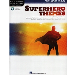 Superhero Themes (Book/Audio Access) - Tenor Sax