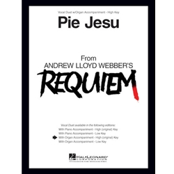 Pie Jesu - High (A-flat Major) Vocal Duet with Organ