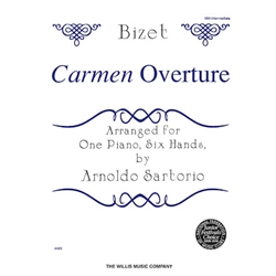 Carmen Overture - 1 Piano 6 Hands