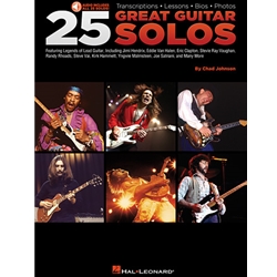 25 Great Guitar Solos - Book with Online Audio