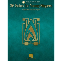 36 Solos for Young Singers - Book with Audio Access