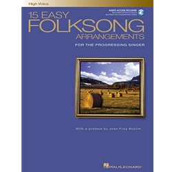 15 Easy Folksong Arrangements - High Voice