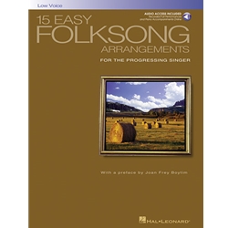 15 Easy Folksong Arrangements - Low Voice