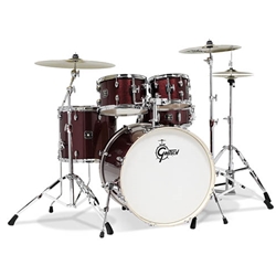 Gretsch Energy 5 Piece Set with Hardware (22/10/12/16/14SN) - Ruby Sparkle