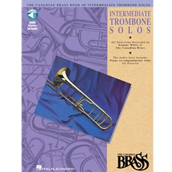 Canadian Brass Intermediate Trombone Solos (Bk/CD) - Trombone and Piano