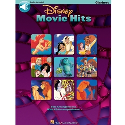 Disney Movie Hits for Clarinet - Book with Online Audio