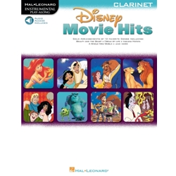 Disney Movie Hits for Clarinet - Book with Online Audio