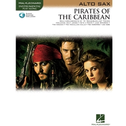 Pirates of the Caribbean Book & Online Audio - Alto Saxophone