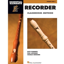 Essential Elements Recorder Classroom Method Student, Book 1 - Book Only