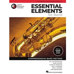 Essential Elements for Band, Book 2 (2025 Edition) - Tenor Sax