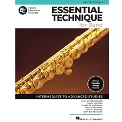 Essential Elements for Band, Book 3 (Essential Technique 2025 Edition) - Flute