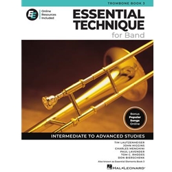Essential Elements for Band, Book 3 (Essential Technique 2025 Edition) - Trombone